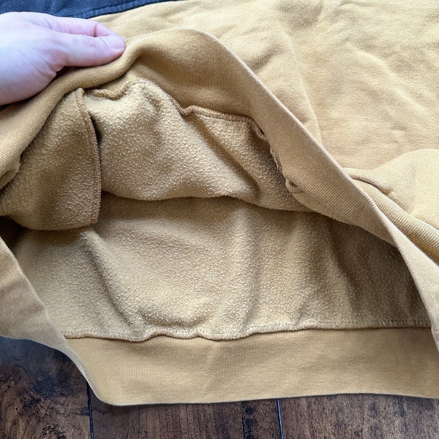 Nike Vintage Sweatshirt Mens T Shirt Tonal Hoodie Center Swoosh Rap Fall Brown