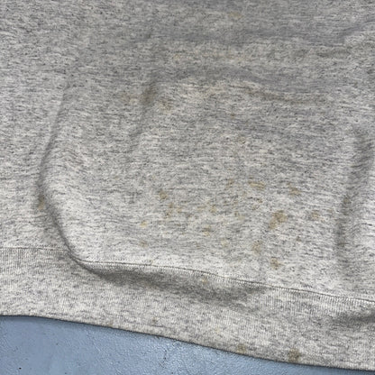 Tomorrow II Morrow Sweatshirt 90s VTG Crewneck USA Gray Construction 2XL Jerzees