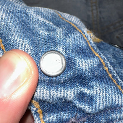 Levis 501 Vintage 90s USA XX Straight Leg Jeans 33x36 Light Wash Act 30x30