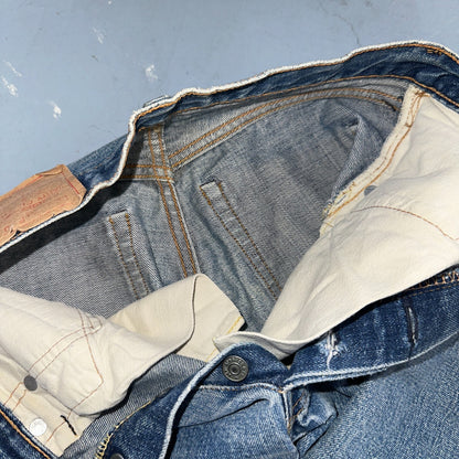 Levis 501 Big E Vintage 60s Redline Selvedge USA XX 1960s Jeans Act 24x27