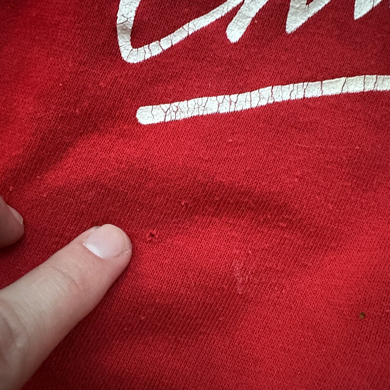 VTG Christmas Crewneck Sweatshirt 1980s Red Ugly Cute 80s Funny Loving Grandma