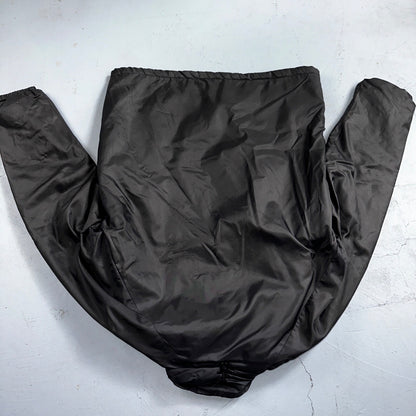 Champion Rare Vintage 70s Button Up Black Coach Windbreaker Lined Dallas Booster