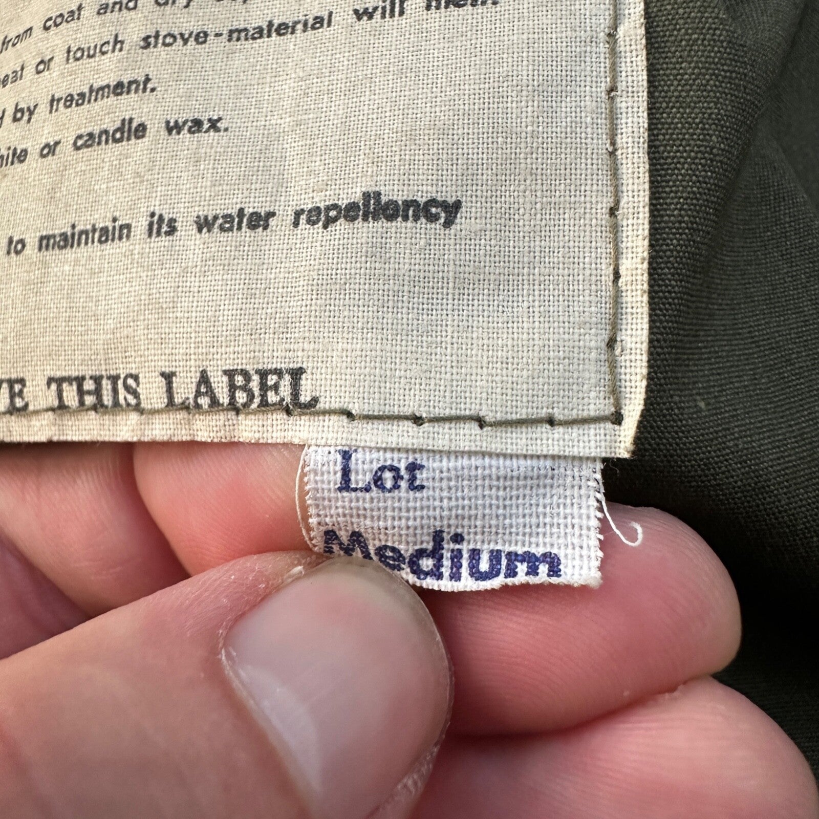 VTG Military M-1943 Combat Field Jacket 1950s Civilian Size M Regular M43