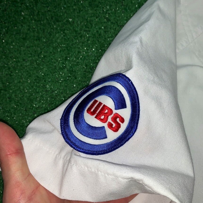 90s Chicago Cubs Jersey Vintage Nike T Shirt USA Rare MLB White Rare Jordan Rap