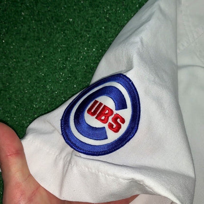 90s Chicago Cubs Jersey Vintage Nike T Shirt USA Rare MLB White Rare Jordan Rap