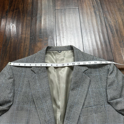 1970s 1980s Gray Oregon Wool Sport Jacket VTG Mens Suit 44 34x32 Rockabilly