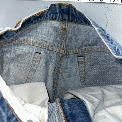 Levis 517 Vintage 70s SS USA Red Tab Bootcut Flare Blue Jeans Talon Act 29x32