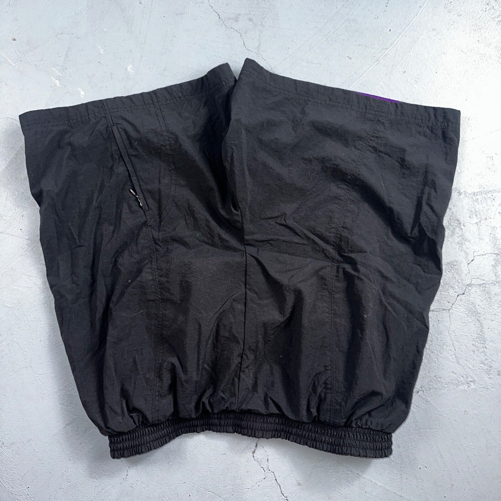 Nike ACG VTG Swim Trunk Mens M Black Cargo Pocket Outdoor Hiking Elastic 90s