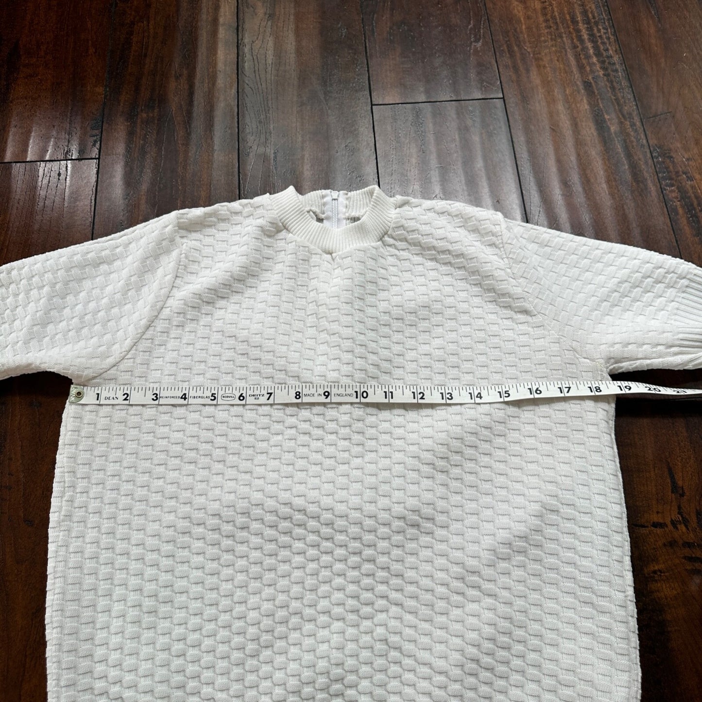 VTG 80s Cuddle Knit USA Women Sweater 100% Cotton Short Sleeve M