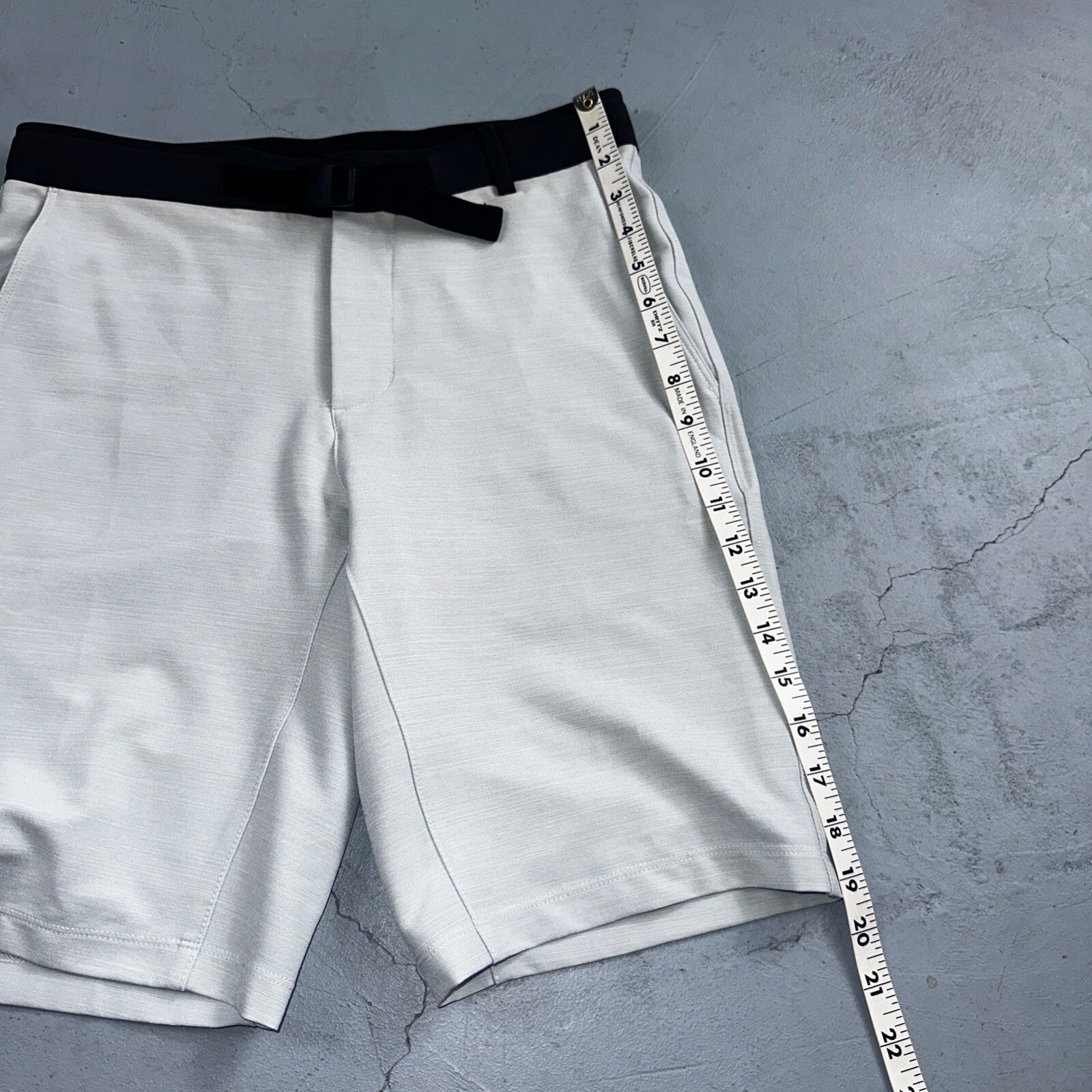 Nike Mens Golf Athletic Gym 28 Muscle Shorts Dri Fit Gray Gym Sports Small