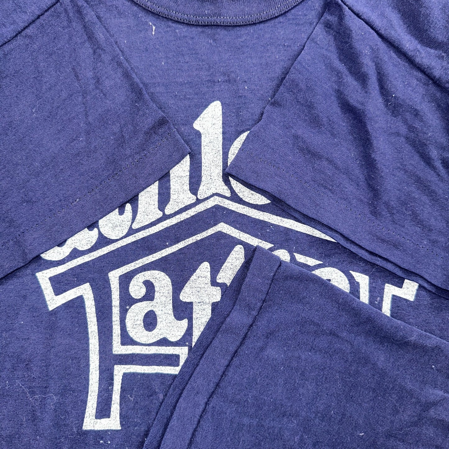 Athletic Attic 70s Eugene Oregon VTG T Shirt Single Stitch Russell Athletic Run