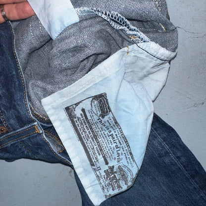 Levis 501 Vintage Y2K XX Straight Leg Jeans Blue Med Wash 34x32 Act 33x29