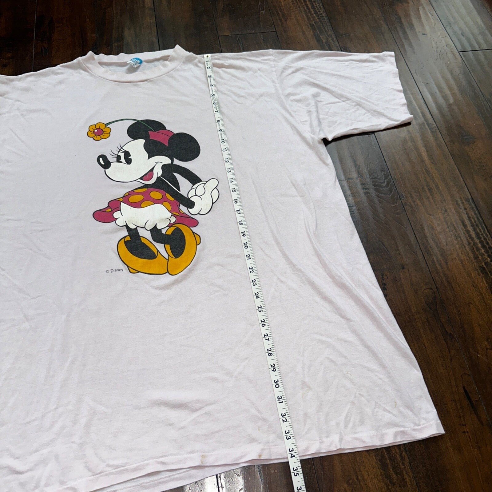 Minnie Mouse Huge Vintage T Shirt 4XL OSFA Pink Sleepwear Sleep Pajama