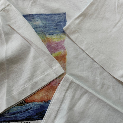 Art Carmel Sailboat VTG T Shirt Photography Rare Print Ocean Travel Sea Rap