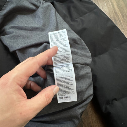 Calvin Klein Mens Down Puffer Jacket Black Large Ski Winter Warm Black Sleek