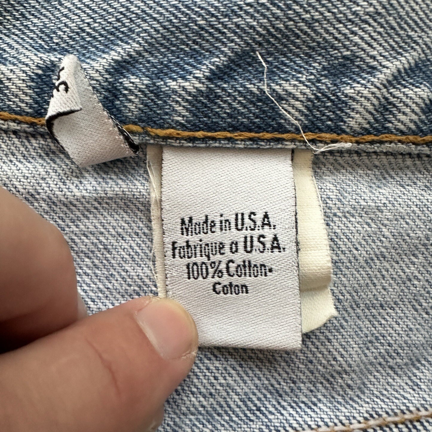 Vintage Calvin Klein Jeans Mens 34 Blue Stonewash 1990s USA 90s 31x27 Light