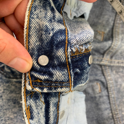 Levis 501 Vintage 80s USA XX Straight Leg Jeans Blue Acid Wash 33x32 Act 30x29