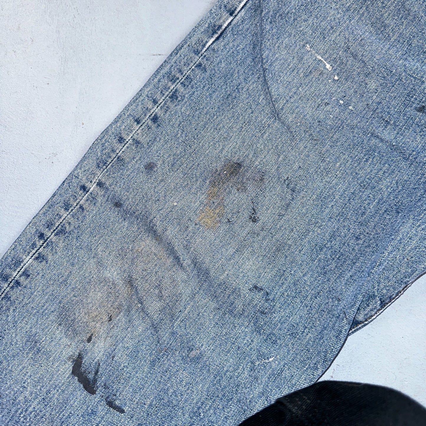 Levis 501 Vintage Y2K Mexico Straight Leg Jeans Blue Light Wash 40x30 Act 38x30