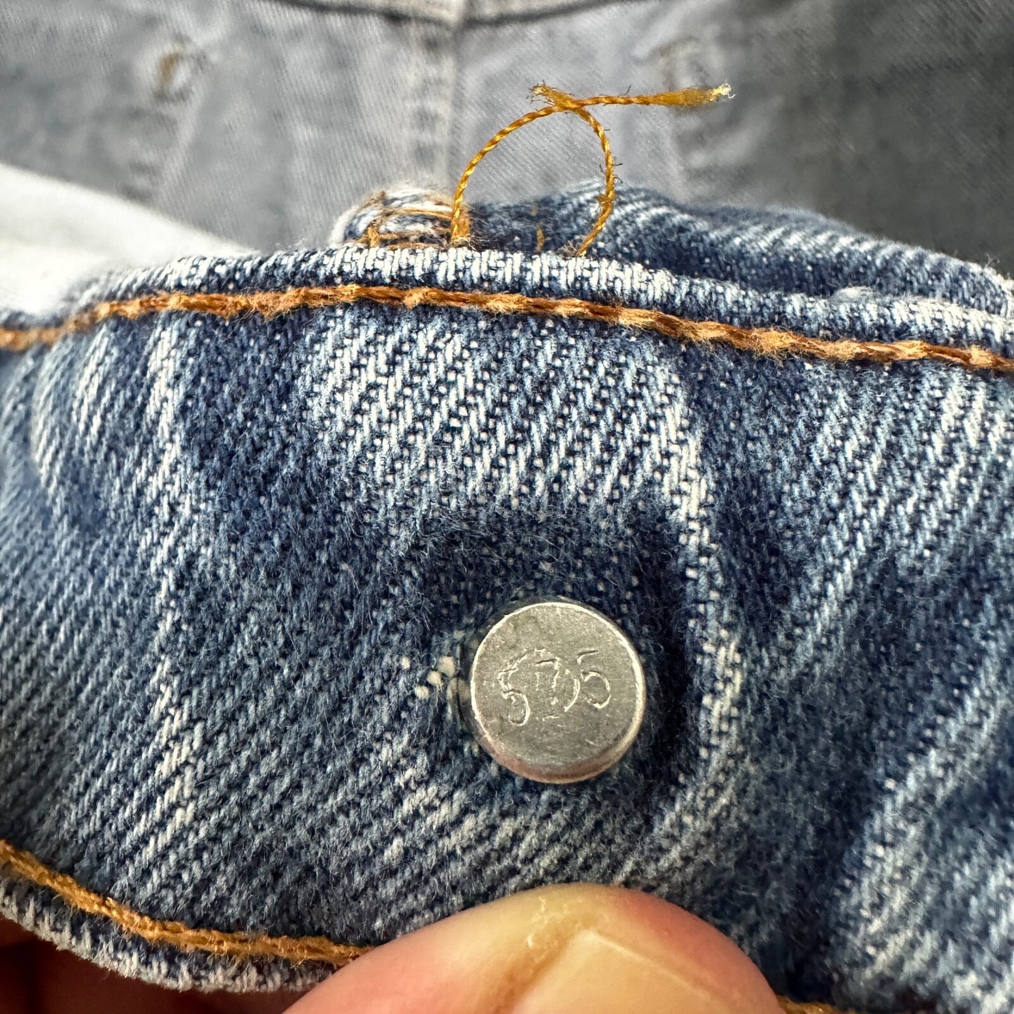 Levis 517 Vintage 90s USA Orange Tab Bootcut Flare Blue Jeans 35x30 Act 32x28