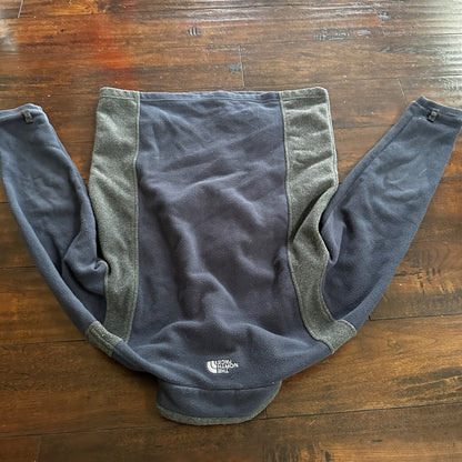 The North Face Navy Fleece Jacket Kids T206 T606 F09 Grey XL TNF VTG Style