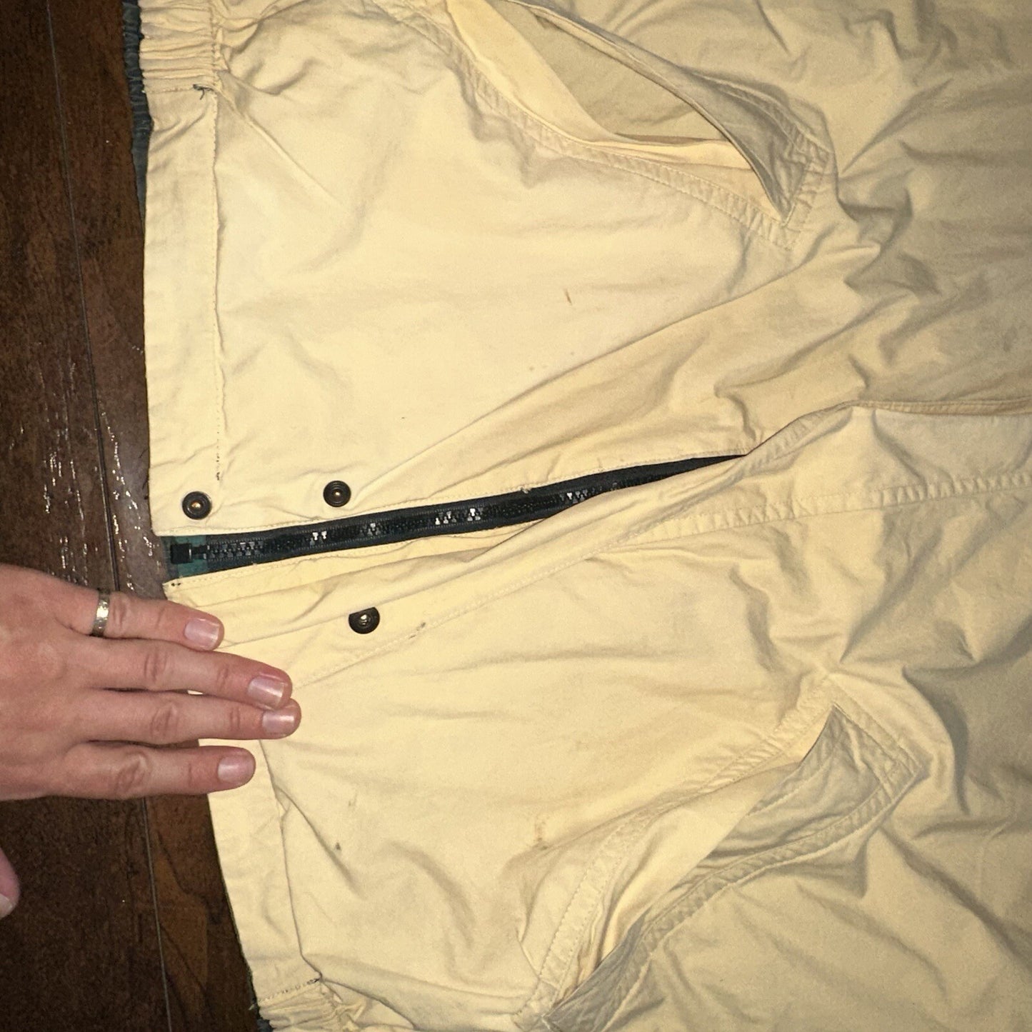 VTG 90s Nautica Reversible 90s Green Sport Jacket XL Green White Colorblock Sail