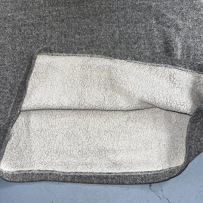 Gray 1970s VTG Crew Neck Sweatshirt Short Sleeve Heather Rockabilly 60s 70s