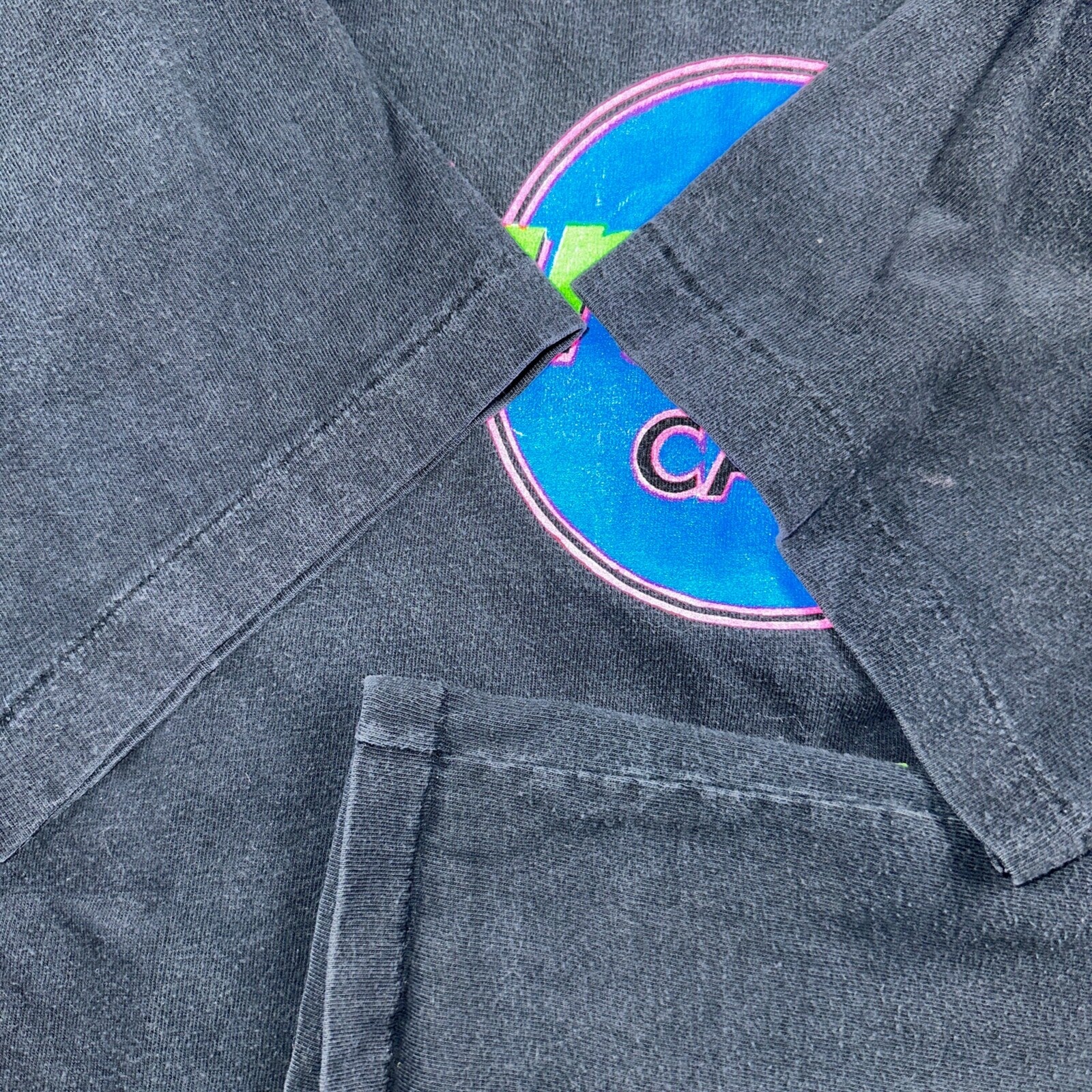 Hard Rock Cafe Cancun 90s VTG T Shirt Black Single Stitch Food Promo Music Cool