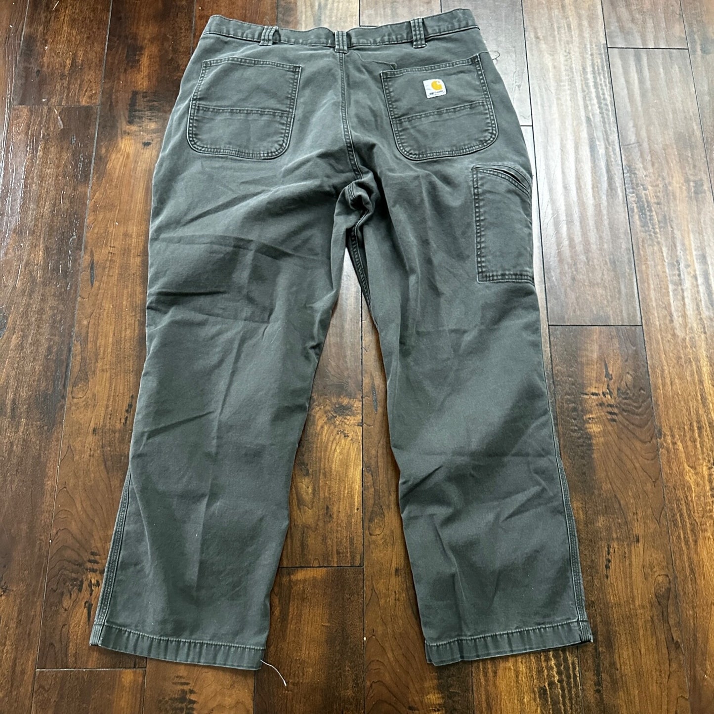 Carhartt Pants Mens 40x30 Gray Workwear Cargo Pockets Relaxed Fit