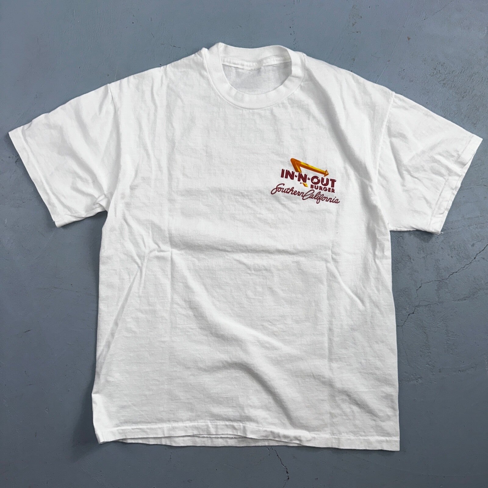 In N Out Souther California VTG T Shirt 90s Single Stitch Promo Burger Food Cars