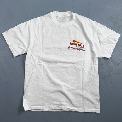 In N Out Souther California VTG T Shirt 90s Single Stitch Promo Burger Food Cars