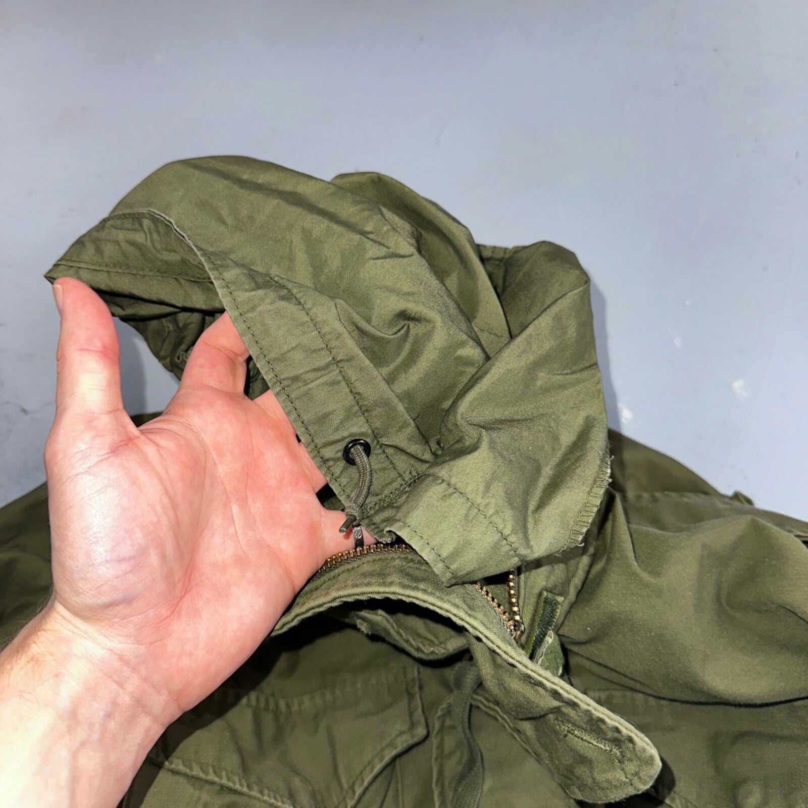 VTG US ARMY M-65 Field Jacket Coat Cold Weather Mans OG-107 Vietnam 70s 1970s