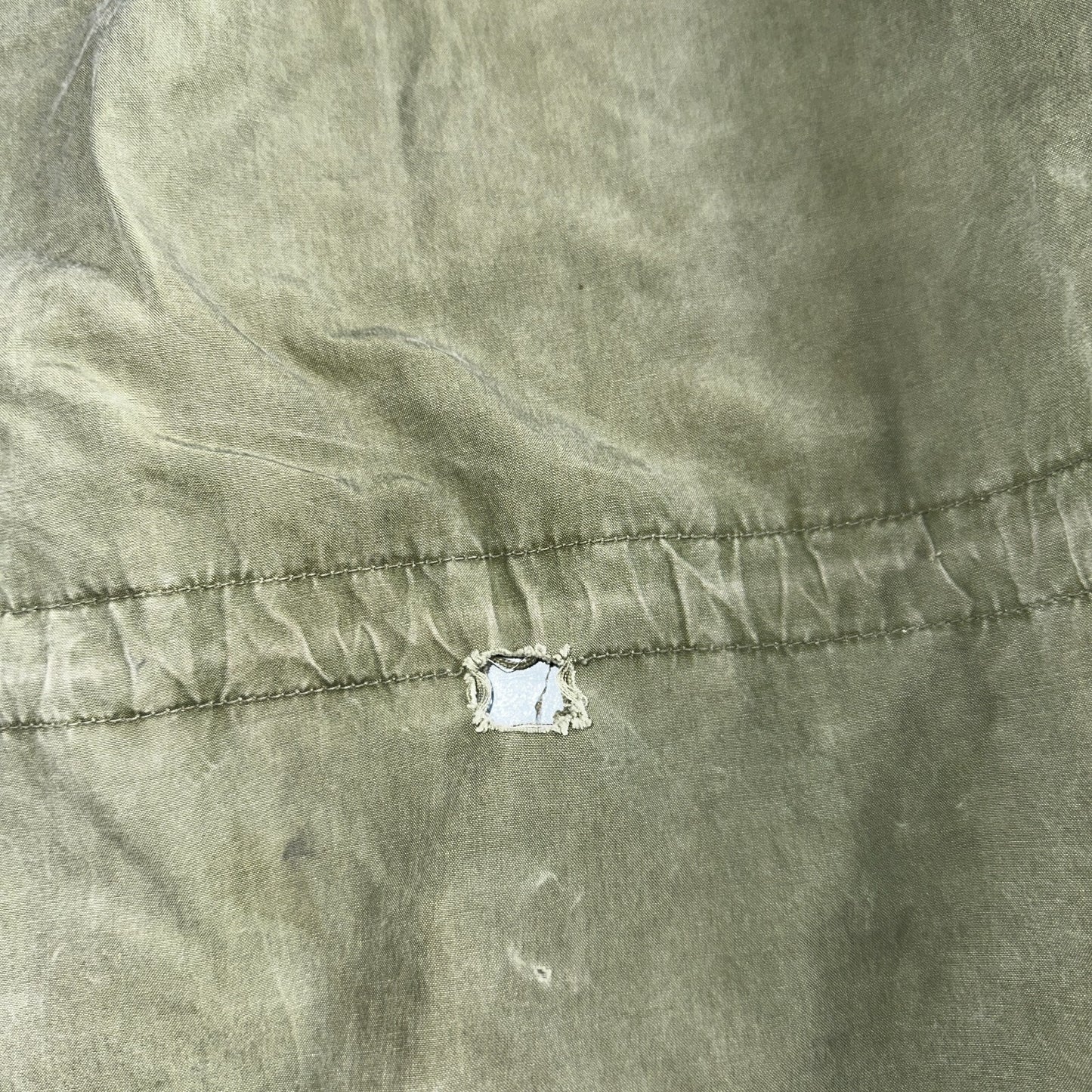 Vintage Military Jacket Green Button Up Vietnam Era 60s 70s M65 M1951 Parka