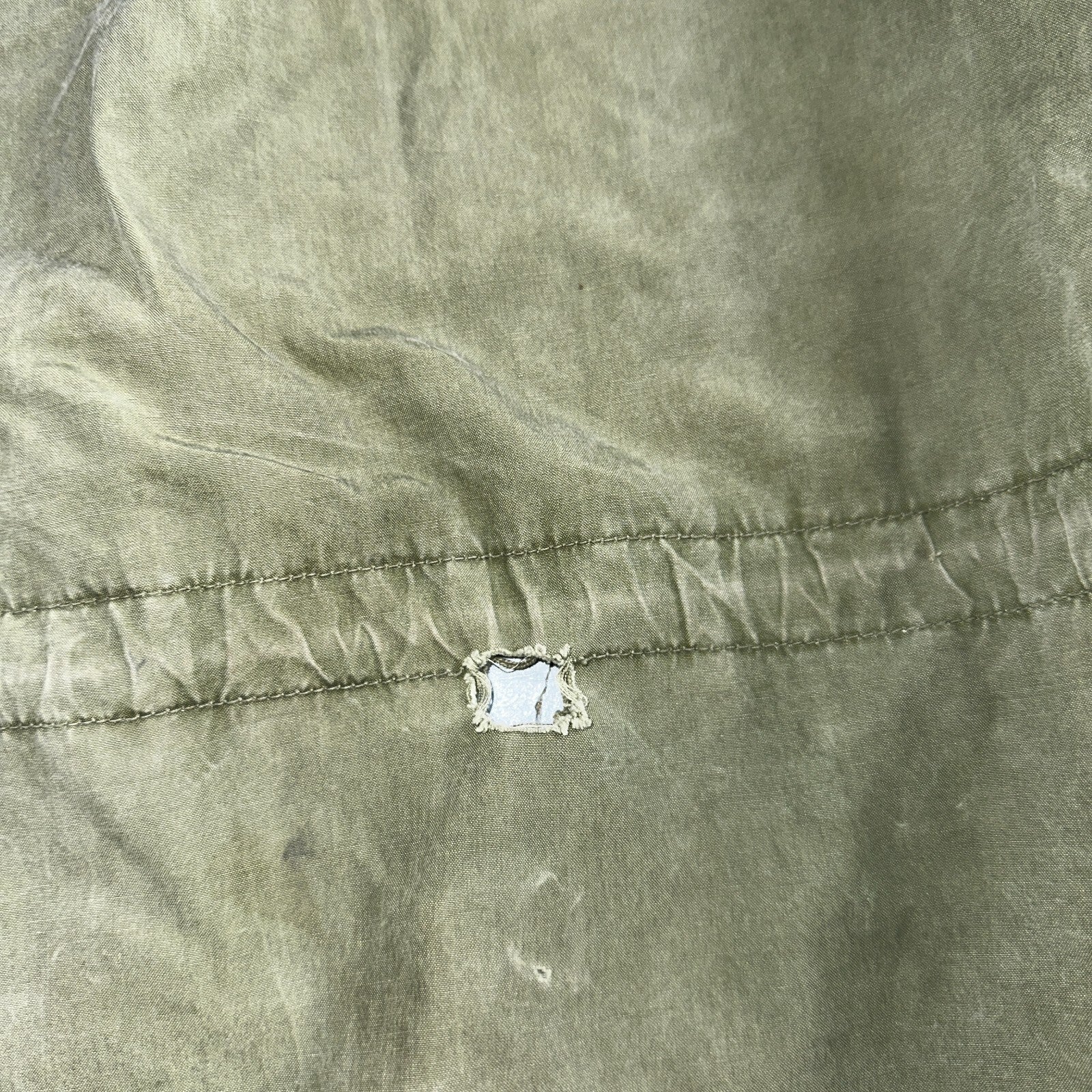 Vintage Military Jacket Green Button Up Vietnam Era 60s 70s M65 M1951 Parka