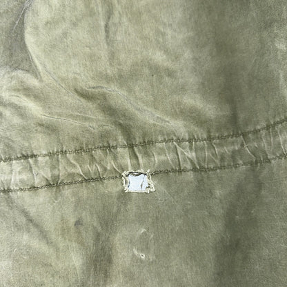 Vintage Military Jacket Green Button Up Vietnam Era 60s 70s M65 M1951 Parka