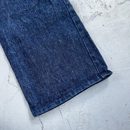 Levis 501 Vintage 80s USA XX Straight Leg Jeans Blue Dark Wash 34x34 Act 30x29