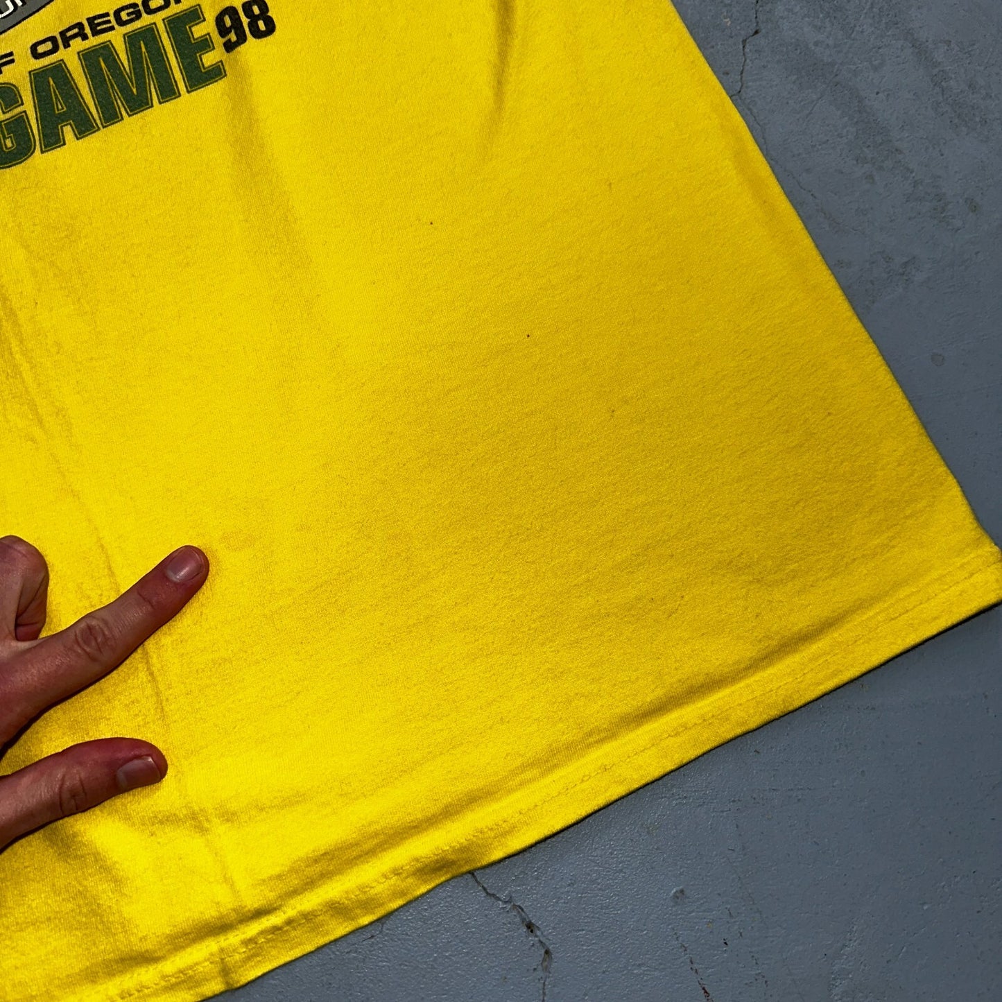 Oregon Ducks Rose Bowl 1998 VTG T Shirt Hanes Spring Pepsi 90s XL Eugene Promo