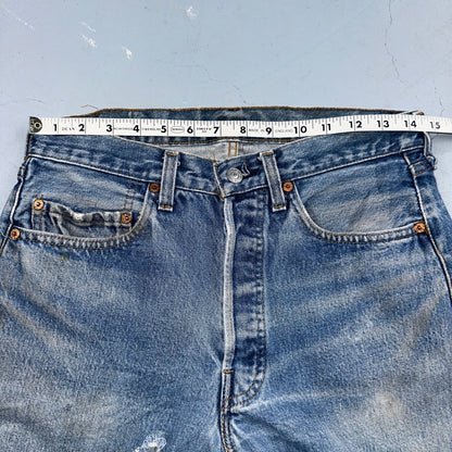 Levis 501 Vintage 80s Redline Selvedge USA XX Jeans Med Wash 32x36 Act 29x32