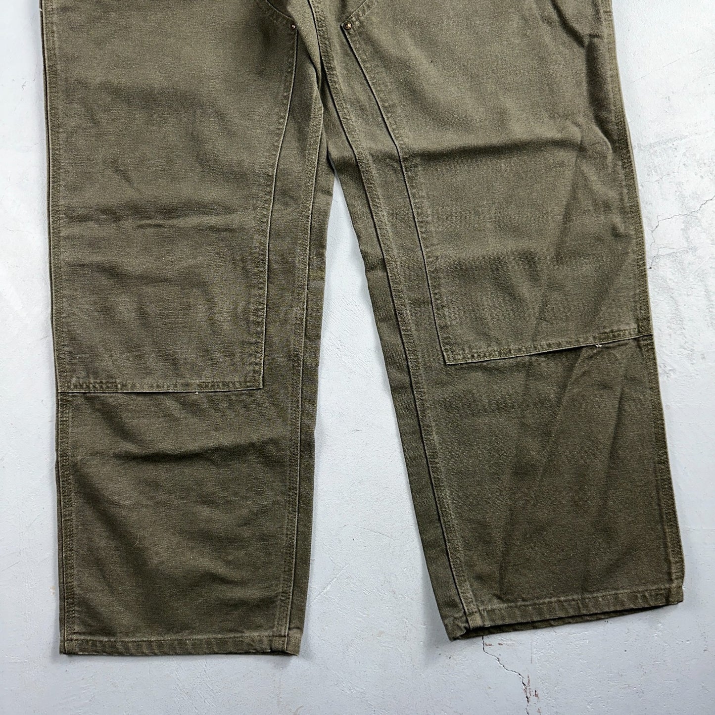 Carhartt NWT VTG Double Knee Carpenter Pants Y2K B01 B136 MOS Green 40x32 DS