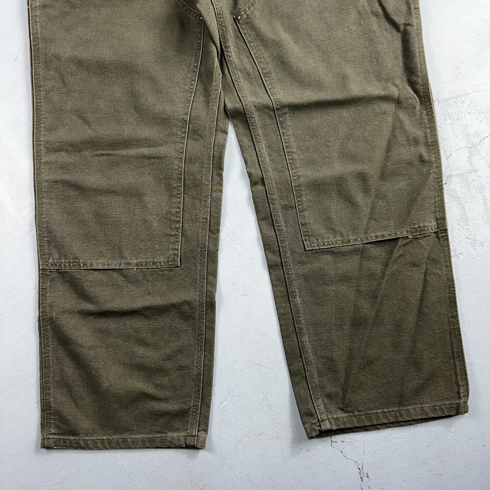 Carhartt NWT VTG Double Knee Carpenter Pants Y2K B01 B136 MOS Green 40x32 DS