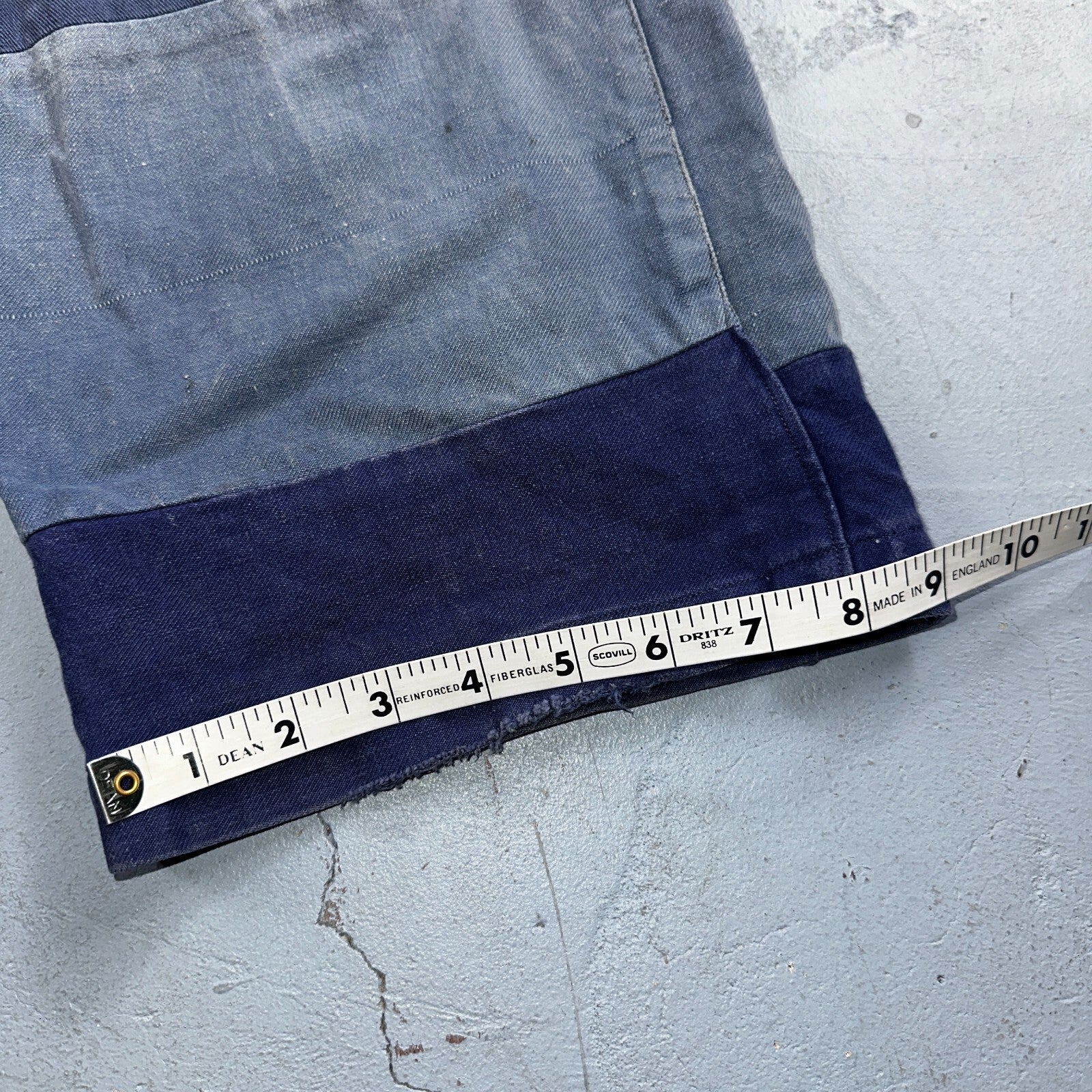 Vintage 1930s 1940s Buckleback Pants Denim Navy Blue Dungaree 30s 40s Rockabilly