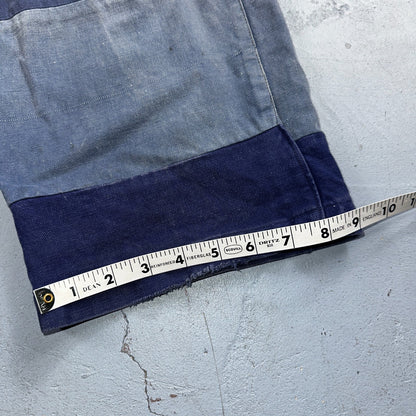 Vintage 1930s 1940s Buckleback Pants Denim Navy Blue Dungaree 30s 40s Rockabilly