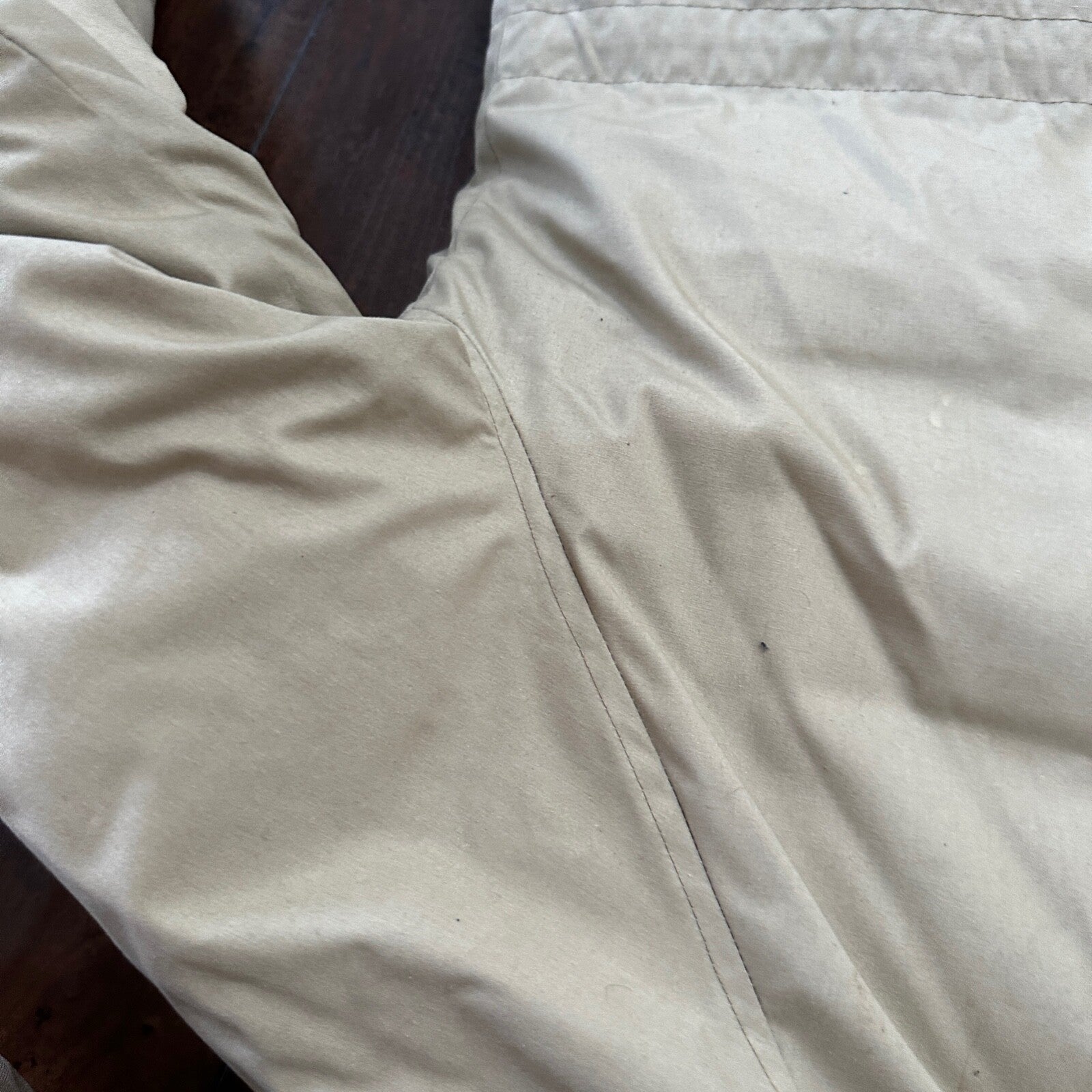 Vintage 1970s 1980s Eddie Bauer Goose Down Puffer Parka Jacket Tan Men's L 70s