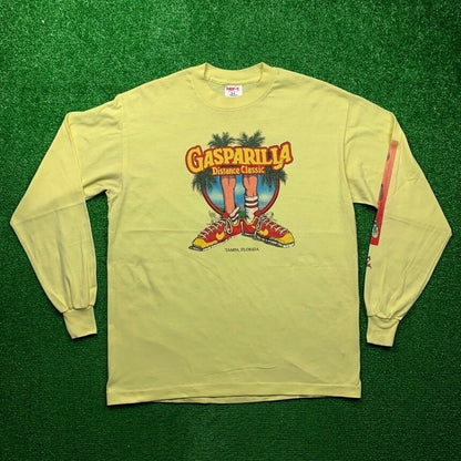 Vintage Nike T Shirt USA Rare Florida Ross Geisha Gasparilla Running Long Sleeve