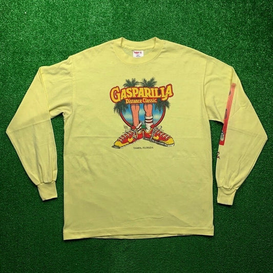 Vintage Nike T Shirt USA Rare Florida Ross Geisha Gasparilla Running Long Sleeve