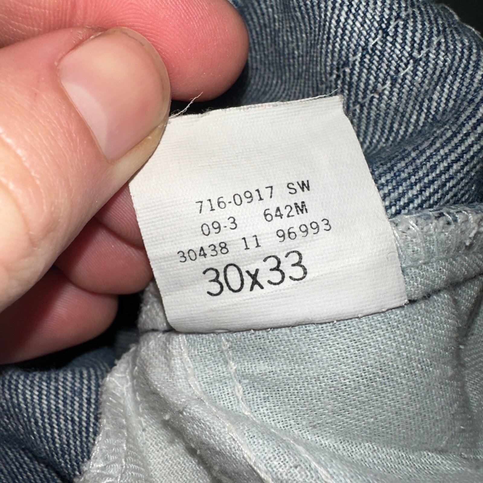 Levis 716 Vintage 80s USA Orange Tab Bootcut Flare Blue Bell Bottom Jeans 29x27