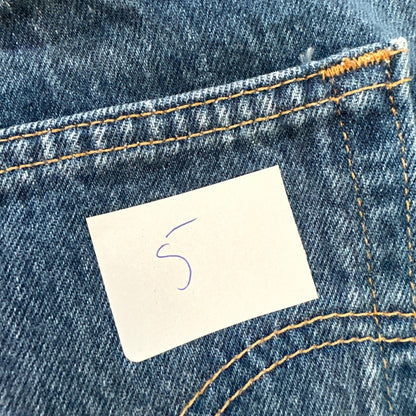 VTG Levis 501 XX Button Fly 90s Y2K Jeans Denim Straight Capri 34x30 Act 31x25