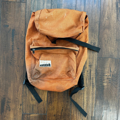 Alpenlite Vintage Hiking Camping Backpack Orange Ventura California 70s 80s Pack