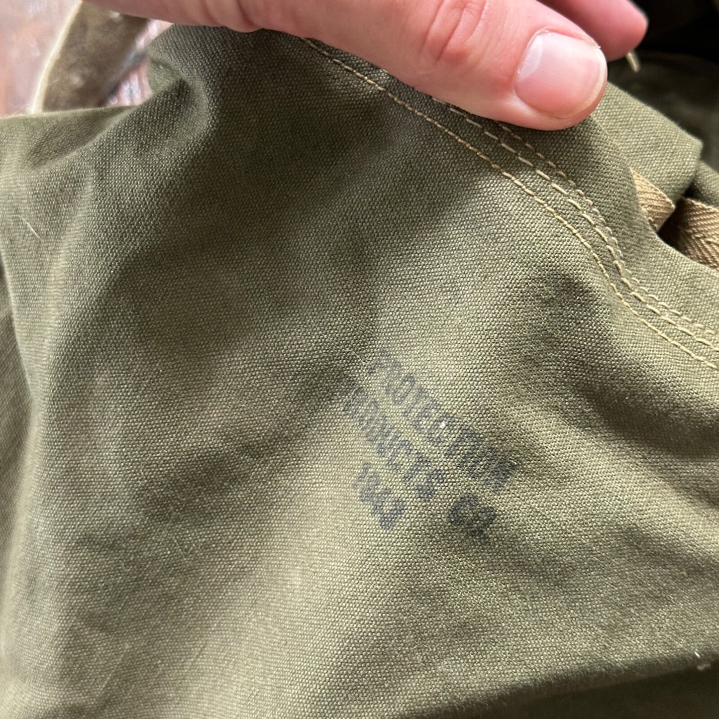 VTG WWII US Army JQD 88B Mountain Div Rucksack Backpack WW2 AVERY 1943