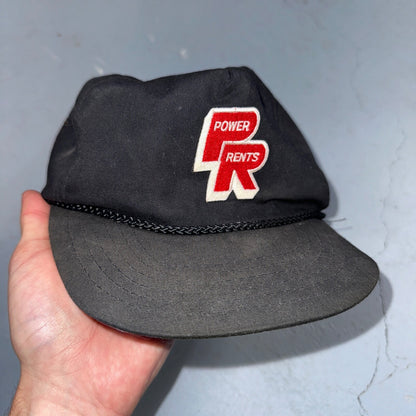 Power Rents Oregon VTG Hat Cap Snapback Trucker Construction Power Tools 90s