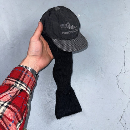 Pebble Beach Golf Club Headcover Cap Hat Black Gray Funny Cute Sock Sleeve